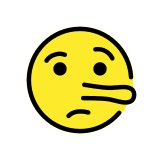 Лъжещо лице - OpenMoji
