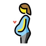 Бременна жена - OpenMoji