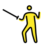 Фехтовач - OpenMoji