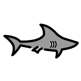 Акула - OpenMoji