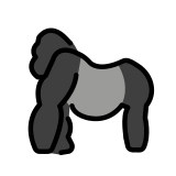 Горила - OpenMoji
