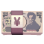 Йен банкнота U+1F4B4 Йен банкнота U+1F4B4