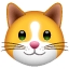 Котка емоджи U+1F431 Котка емоджи U+1F431