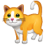 Котка смайли Whatsapp U+1F408 Котка смайли Whatsapp U+1F408