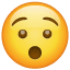 Безмълвно емоджи U+1F62F Безмълвно емоджи U+1F62F