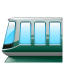 Теснолинейка емоджи U+1F688 Теснолинейка емоджи U+1F688
