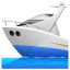 Моторна лодка емоджи U+1F6E5 Моторна лодка емоджи U+1F6E5