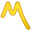 M емоджи U+303D M емоджи U+303D