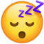 ZZZ спящо емоджи U+1F634 ZZZ спящо емоджи U+1F634