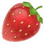 Ягода емоджи U+1F353 Ягода емоджи U+1F353